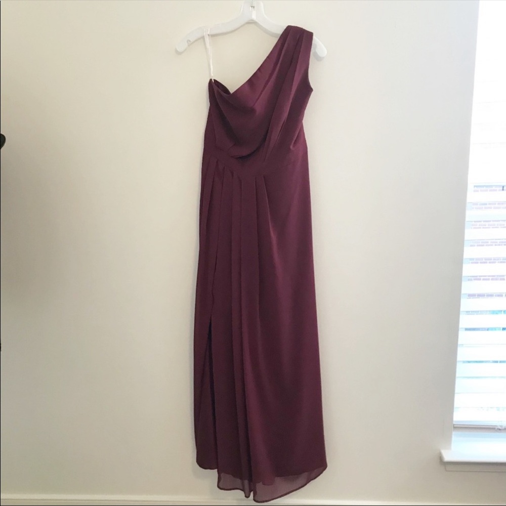 David's Bridal Chiffon Bridesmaids Dress